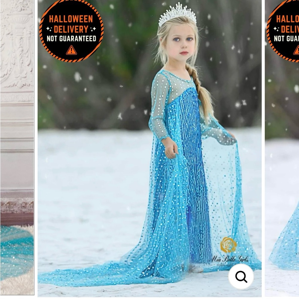 Elsa Costume, 5T, new with tags